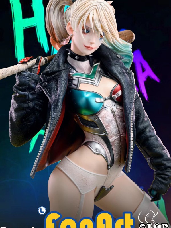 Slap Studio x Fanart Asuka Langley Soryu Harley Quinn Hot Sexy 1/4 Statue
