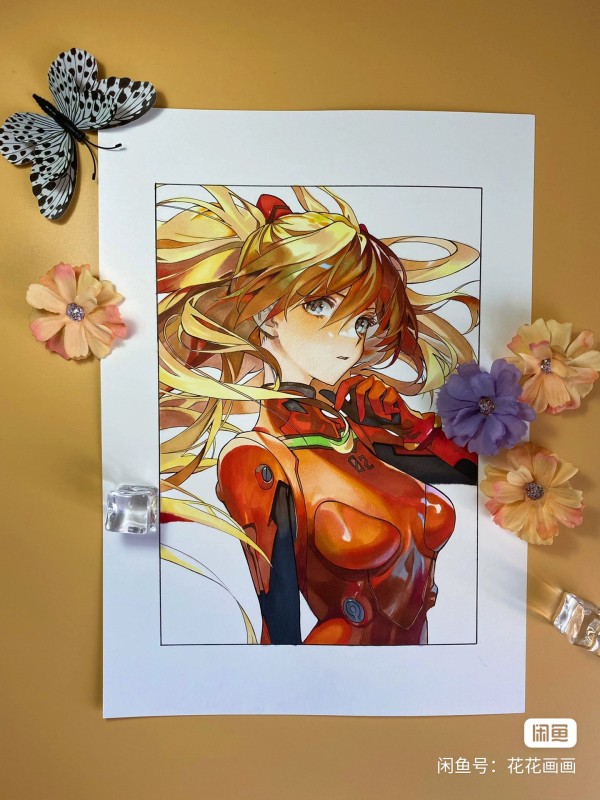 Flora's Japanese anime girl Hot Sexy Hand drawing with marker