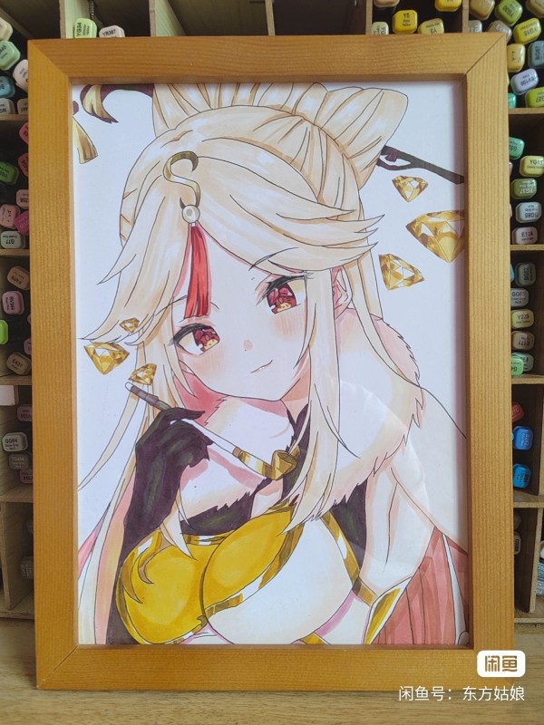 Oriental's Japanese anime girls Hot Sexy Hand drawing with marker Vol I