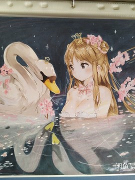 JumpFairy's Hot Sexy girl Lolita with goose Hand drawing with marker