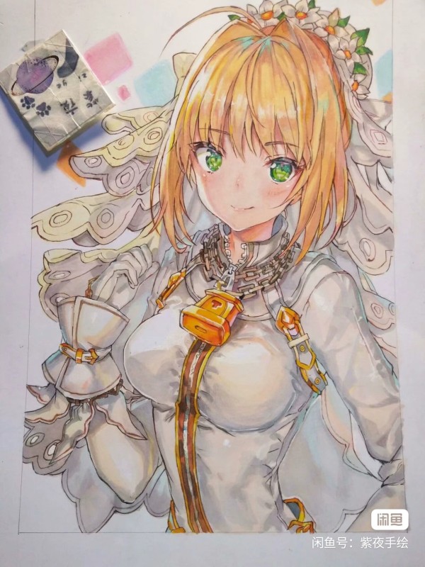 ZiYe's Japanese anime girl Hot Sexy Hand drawing with marker