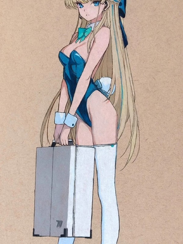 llao's Japanese anime girl Hot Sexy Hand drawing with marker(Cover:ナルメア)