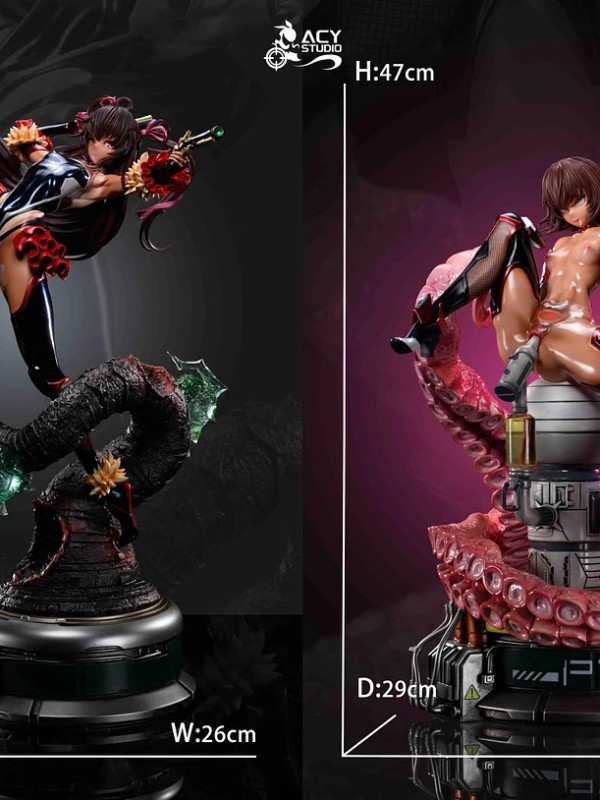 ACY Studio Action Taimanin Mizuki Yukikaze Hot Sexy 1/4 Statue