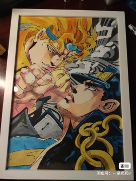 YiLu's JoJo's Bizarre Adventure Kujo Jotaro Hand drawing with marker