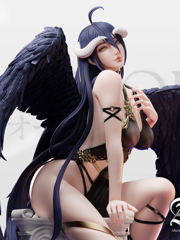 Atopos Studio Overlord Albedo Hot Sexy 1/4 Statue