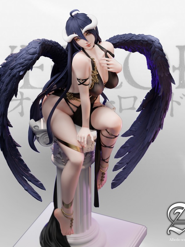 Atopos Studio Overlord Albedo Hot Sexy 1/4 Statue