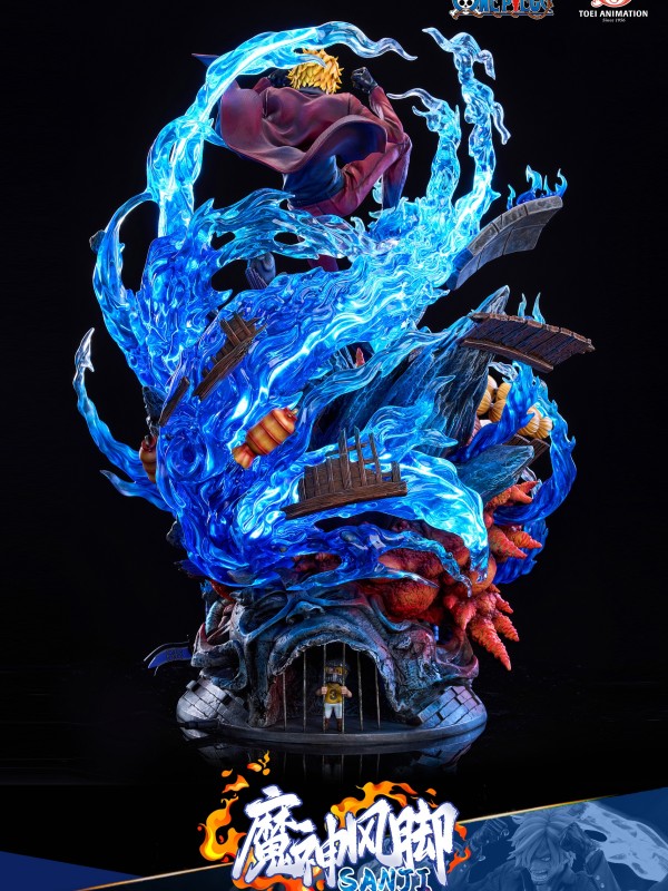 TOEI Animation One Piece Ifrit Jambe Sanji 1/4 Statue
