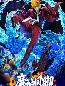 TOEI Animation One Piece Ifrit Jambe Sanji 1/4 Statue