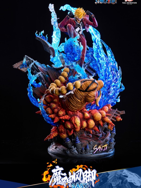 TOEI Animation One Piece Ifrit Jambe Sanji 1/4 Statue