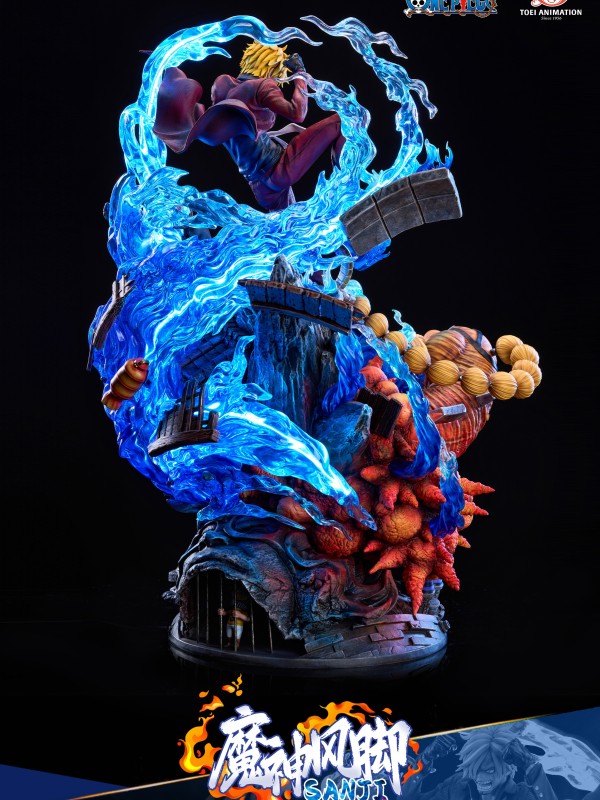 TOEI Animation One Piece Ifrit Jambe Sanji 1/4 Statue