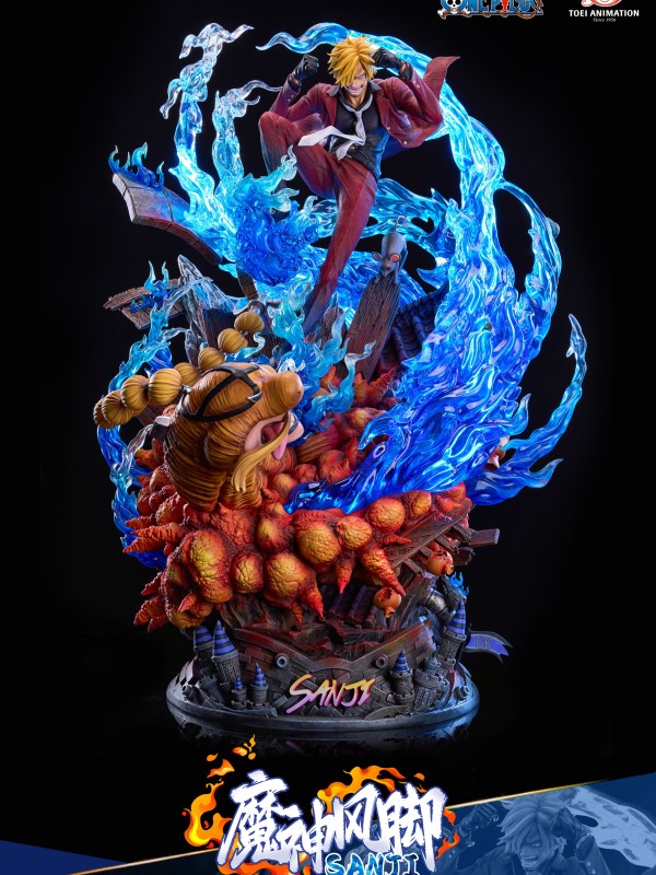 TOEI Animation One Piece Ifrit Jambe Sanji 1/4 Statue