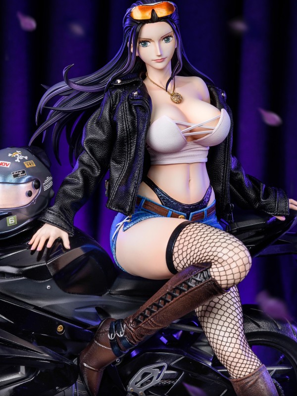 HuBen Studio One Piece Motor Girl Nico Robin Hot Sexy 1/7 Statue