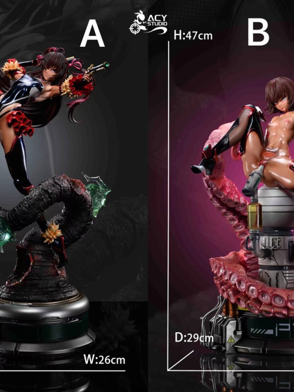 ACY Studio Action Taimanin Mizuki Yukikaze Hot Sexy 1/4 Statue