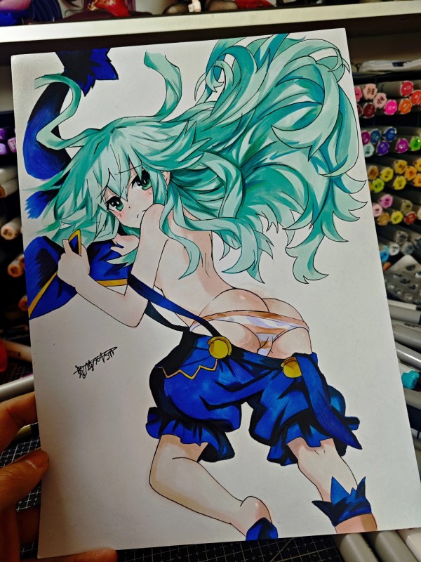 Liranxi's DATE A LIVE Kyōno Natsumi Hot Sexy Hand drawing with colored pencil