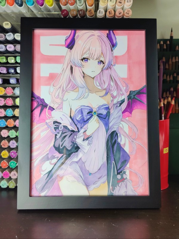 Crawler's Japanese anime girl Hot Sexy Hand drawing with marker