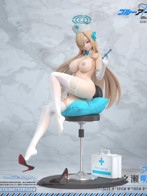 Niji Studio Blue Archive Nurse Ichinose Asuna Hot Sexy 1/6 Statue
