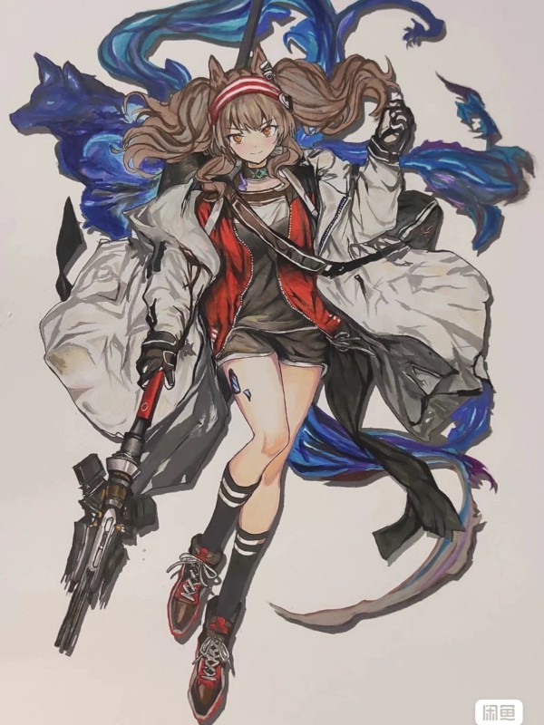 llao's Japanese anime girl Hot Sexy Hand drawing with marker(Cover:ナルメア)