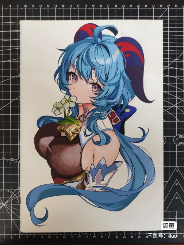 llao's Japanese anime girl Hot Sexy Hand drawing with marker(Cover:ナルメア)
