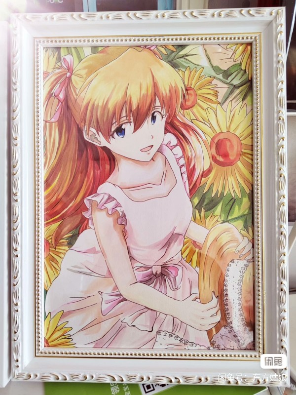 Oriental's EVA Asuka Langley Soryu Hot Sexy Hand drawing with marker