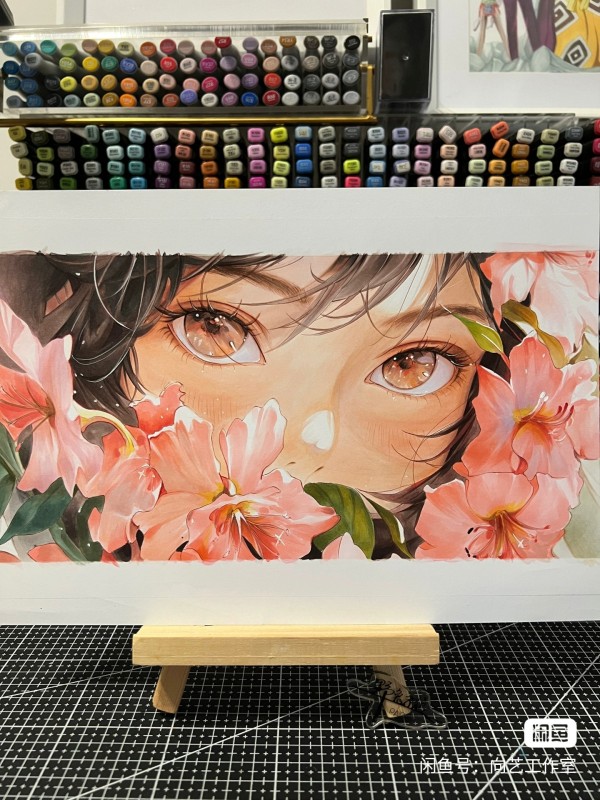 XiangYi's Japanese anime girls Hot Sexy Hand drawing with marker