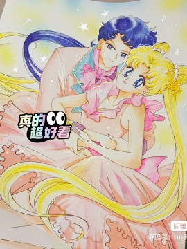 LuvDream's SAILOR MOON Tsukino Usagi Hot Sexy Watercolor Painting