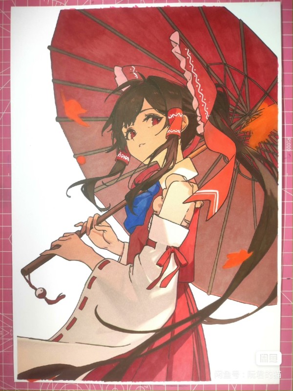 RuanJun's Japanese anime girl Hot Sexy Hand drawing with marker