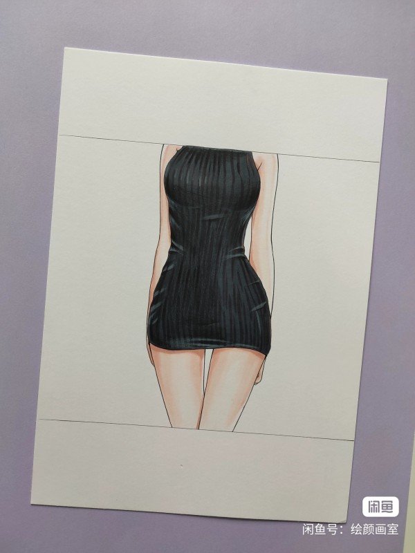 HuiYan's Japanese anime girl Hot Sexy Hand drawing with marker