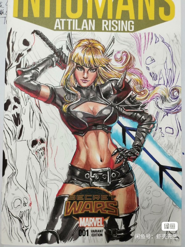 XiaKe's Marvel Magik Illyana Rasputine Hot Sexy Hand drawing with marker