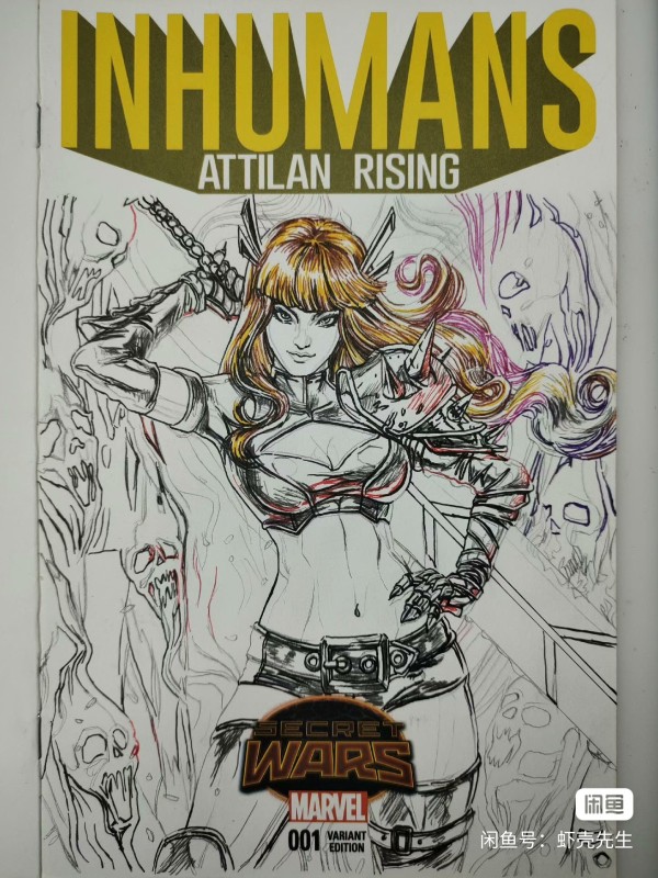 XiaKe's Marvel Magik Illyana Rasputine Hot Sexy Hand drawing with marker