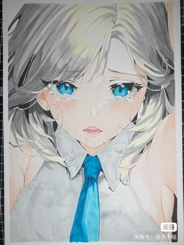 BaiLing's Japanese anime girls Hot Sexy Hand drawing with marker