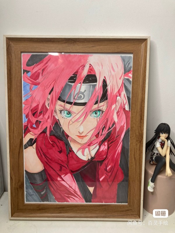 BaiLing's Japanese anime girls Hot Sexy Hand drawing with marker