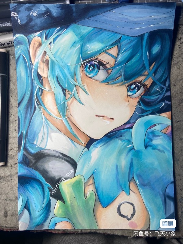 Dumbo's Hatsune Miku Hot Sexy Hand drawing with marker