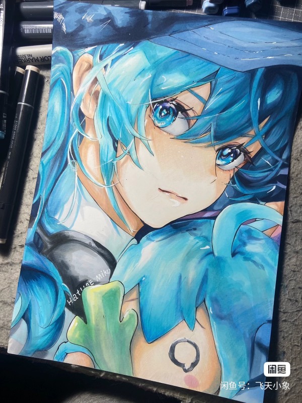 Dumbo's Hatsune Miku Hot Sexy Hand drawing with marker