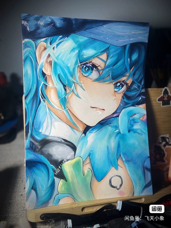 Dumbo's Hatsune Miku Hot Sexy Hand drawing with marker