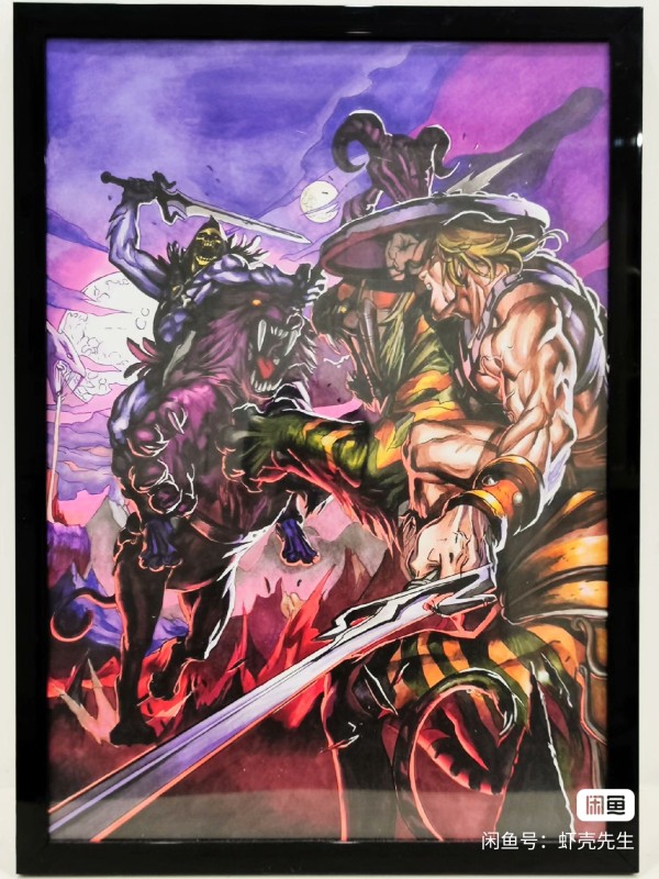 XiaKe's Heman vs Skeletor Hand drawing with marker