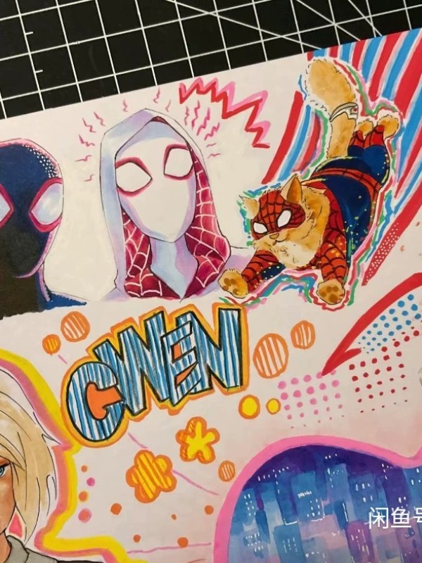 Chengliang's DC Spider-Man：Into the Spider-Verse Hand drawing with marker