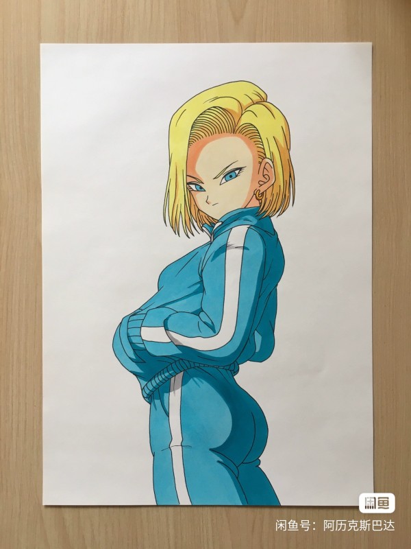 Sparda's Dragon Ball Android 18 Bulma Chichi Lunchi Hot Sexy Hand drawing with marker