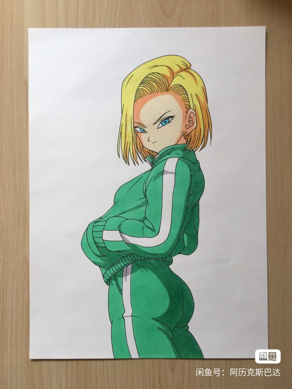 Sparda's Dragon Ball Android 18 Bulma Chichi Lunchi Hot Sexy Hand drawing with marker