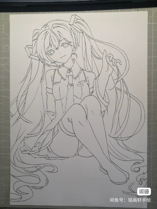 MingHuaxuan's Hatsune Miku Hot Sexy Hand drawing with marker