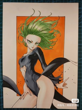 Asura's ONE PUNCH-MAN Tatsumaki Hot Sexy Hand drawing with marker