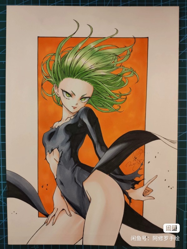 Asura's ONE PUNCH-MAN Tatsumaki Hot Sexy Hand drawing with marker