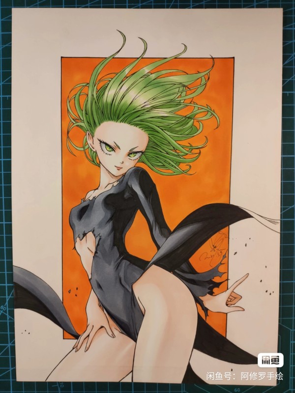 Asura's ONE PUNCH-MAN Tatsumaki Hot Sexy Hand drawing with marker