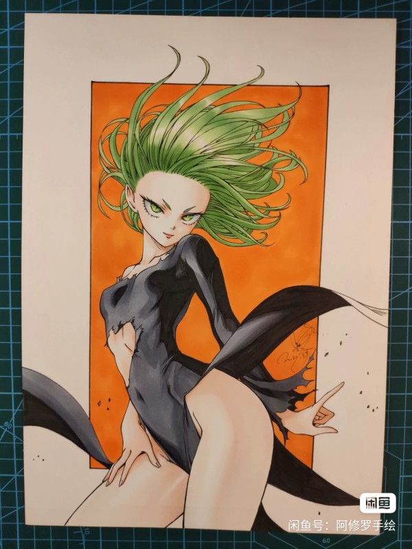 Asura's ONE PUNCH-MAN Tatsumaki Hot Sexy Hand drawing with marker