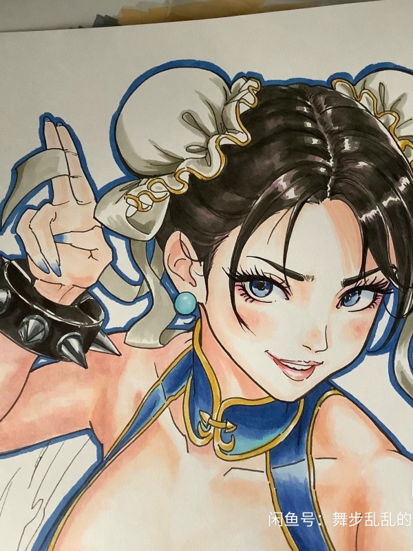 3rdFairy's Street Fighter Chun-Li Hot Sexy Hand drawing with marker