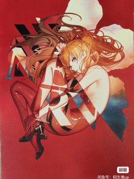 XuSheng's EVA Asuka Langley Soryu Hot Sexy Hand drawing with marker
