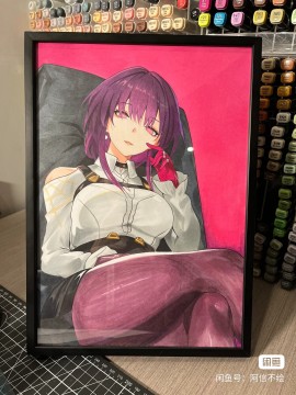 Xing's Honkai: Star Rail Kafka Hot Sexy Hand drawing with marker