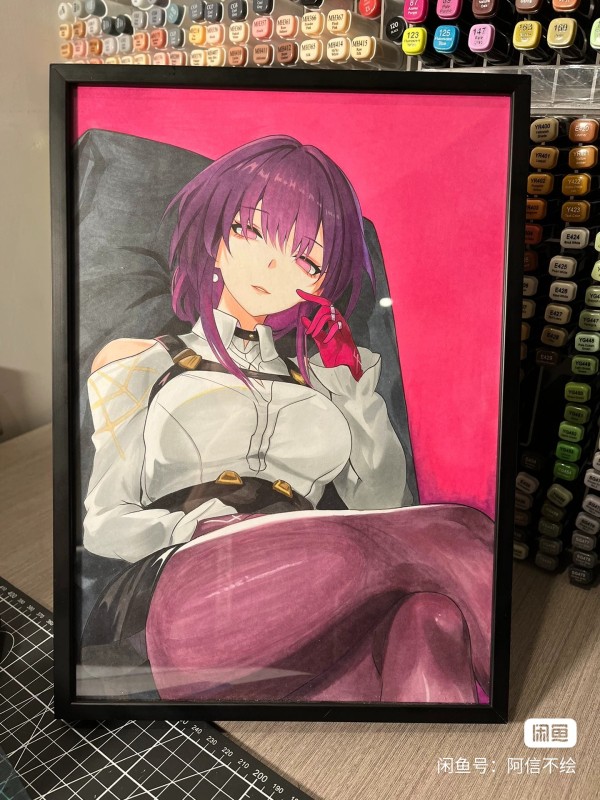 Xing's Honkai: Star Rail Kafka Hot Sexy Hand drawing with marker