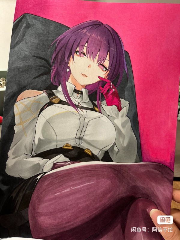 Xing's Honkai: Star Rail Kafka Hot Sexy Hand drawing with marker