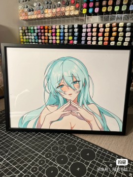 Xing's The Shy Snow Woman and the Cursed Ring Yuki Onna Yukino Hot Sexy Hand drawing with marker 2