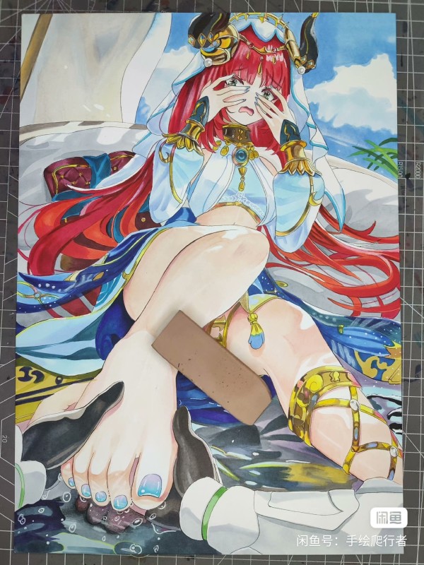 Crawler's Japanese anime girl Hot Sexy Hand drawing with marker